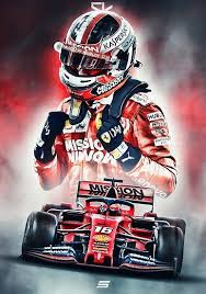 Charles Leclerc Poster Poster By Sevigraphics Auto Da Corsa Disegni Di Automobili Auto Da Sogno