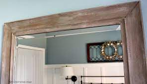 Painting Plastic Or Metal To Look Like Wood Painting Plastic Furniture Chalk Paint Mirror Frames Wood Framed Mirror
