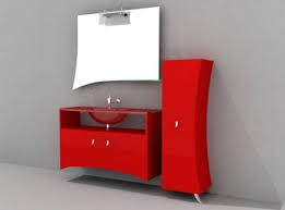 Get 5% in rewards with club o! Red Design Bathroom Vanity Cabinet Free 3d Model 3ds Dwg Max 123free3dmodels