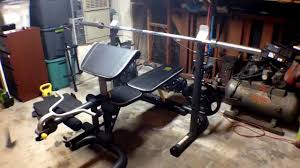 golds gym xrs 20 olympic workout bench