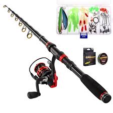 Kit Canne A Peche Telescopique Fly Rods Fishing Rods And Reels Rod And Reel
