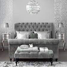 Aubrielle contemporary grey velvet crystal tufted 4pc. Dove Gray Home Decor Velvet Tufted Grey Bed Silver Bedroom Velvet Bed Frame Crushed Velvet Bedroom Ideas