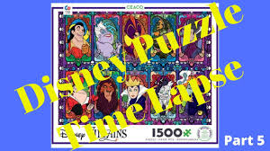 24 x 18 when completed. New Disney Villians 1500 Piece Jigsaw Puzzle Gaston Scar Cruella Ursula Puzzles