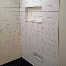 The shelf is the perfect blend of style and function. Building A Completely Custom Shower Niche From Scratch Diytileguy