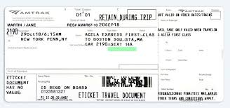 Assigned Seating Amtrak