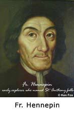 Hennepin at Falls of St. Anthony 1680