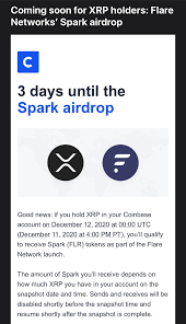 There are rumours that xrp will be added to coinbase, who claimed they would look to add some coinbase makes money on transactions. Coinbase Is Now Supporting The Spark Airdrop Just Received Email Ripple