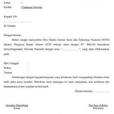 Semoga bisa menjadi bahan pertimbangan dan panutan dalam demikian surat undangan ini kami buat, atas perhatiannya kami ucapkan terima kasih. Contoh Surat Undangan Seminar Ke Sekolah Contoh Surat