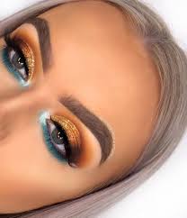 Ashleigh Mccrum On Instagram Brand New Look Today My Loves Loving How The Gold Teal Shades Came T Summer Eyeshadow Dramatic Eye Makeup Blue Eye Makeup