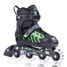 2pm Sports Brice Pink Adjustable Illuminating Inline Skates With Full Light Up Wheels Fun Flashing Skates For Girls