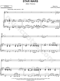 Violin 1 violin 2 viola cello. Star Wars Main Theme Violin Piano By Star Wars Sheet Music Collection Solo Accompaniment Instrumental Parts Print Play Sku Cl0003395