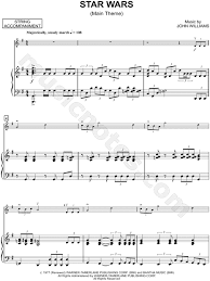 The entire star wars saga is encompassed in this piano sheet music collection! Star Wars Main Theme Piano Accompaniment From Star Wars Sheet Music In G Major Download Print Sku Mn0027882