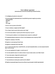 Vom afla ce inseamna pariul sansa, cand se acorda sansa si vom da chiar cateva exemple concrete, pentru a intelege mai pariul sansa se foloseste la casele stradale de pariuri. Test Evaluare Operatori Odt