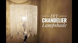 An Easy Way For You To Make A Beautiful Chandelier Lampshade Youtube