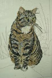 The Cat Mosaic Animals Cat Art Mosaic Art