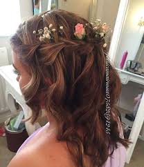 For rather short hair, you can achieve a presentable hairstyle with the help of wedding hair accessories and hairspray. 40 Irresistible Hairstyles For Brides And Bridesmaids