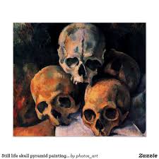 Still Life Skull Pyramid Painting Paul Cezanne Art Poster Zazzle Com In 2020 Cezanne Art Paul Cezanne Paul Cezanne Paintings