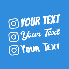 Check spelling or type a new query. Custom Username Instagram Stickers Decals Stickershop Nz