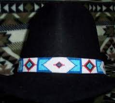 Billy Jack Hat Band Native American Beaded Hatband Replica Beaded Hat Bands Beaded Hat Hat Band