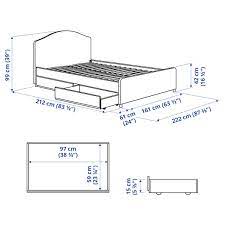 Shop for upholstered storage bed at bed bath & beyond. Hauga Upholstered Bed 2 Storage Boxes Vissle Grey Ikea