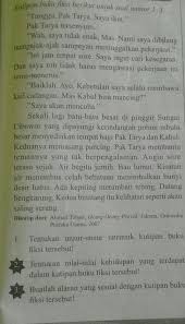 1 Tentukan Unsur Unsur Intrinsik Kutipan Buku Fiksi Tersebut 2 Tentukan Nilai Nilai Kehidupan Brainly Co Id