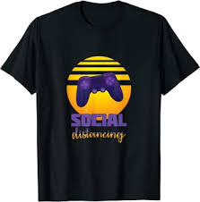The person outside returns and stands in the middle of the circle while the leader leads a. Retro Gaming Social Distancing Gamer Girl Gamer Boy Lockdown T Shirt Amazon Co Uk Clothing