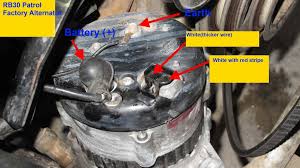 Do not try this at home.this video is just for entertainment and educational purposes. Alternator Wiring Identification Help Patrol 4x4 Nissan Patrol Forum