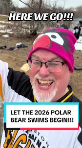 Behold, the first of my THREE 2026 Polar Bear Swims
