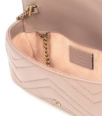 Hope you enjoy this unboxing. Gucci Gg Marmont Matelasse Leather Super Mini Bag In Beige Pink Save 10 Lyst