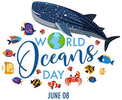 O dia mundial dos oceanos é celebrado todos os anos no dia 8 de junho. Icone Do Dia Mundial Dos Oceanos 1436670 Vetor No Vecteezy