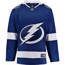 Tb sports offers the best selection of tampa bay lightning apparel for men, women, kids, and pets in all shapes and sizes for every fan. Tampa Bay Lightning Fanatics Breakaway Adult Hockey Jersey