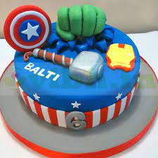 In true superhero fashion, i caked up some marvel avengers mini cakes and joined forces by premiering my seam hider costume. Order Marvel Avengers Designer Cake Online Vibh Cake Studio