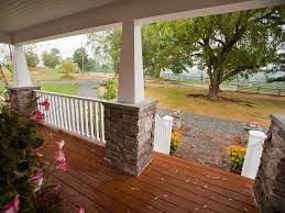 This little front porch has come a long way! Front Porch Pictures From Blog Cabin 2010 Diy Network Blog Cabin 2010 Diy