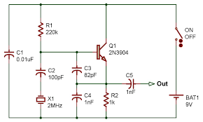 Http Www Zpag Net Electroniques Crystal Crystal Oscillator 05 2n3904 Html Crystals Electrical Projects Ham Radio