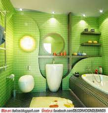 Banos En Tonos Verdes Banos Fotos De Banos Videos De Decoracion De Banos Banos Verdes Tonos De Verde Remodelacion De Pequeno Cuarto De Bano