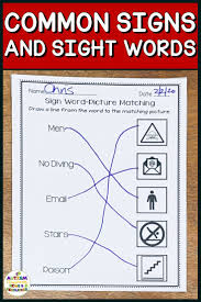 Functional Literacy Worksheets Reading Comprehension Of Common Signs In 2020 Functional Literacy Special Education Worksheets Special Education