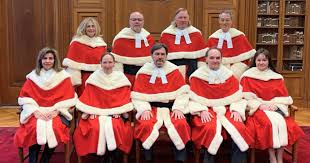 The judges, both of the supreme and inferior courts, shall hold their offices during good behavior, the document states. Supreme Court Of Canada Judges Santa Outfits Have Major Christmas Vibes Narcity