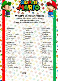 Super Mario Brothers Baby Shower Games Mario And Luigi Baby Etsy Super Mario Baby Shower Ideas Nintendo Baby Shower Baby Shower Printables
