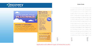 Get hints, track time, print, access previous puzzles and much more. Puzzlemaker Create Your Own Puzzle Action Verbs Create Yourself