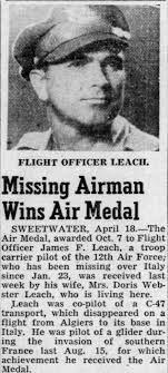 FLT O James Fletcher Leach (1914-1945)