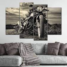 1960 Motorbike Multi Panel Canvas Wall Art In 2021 Canvas Wall Art Wall Canvas Wall Art