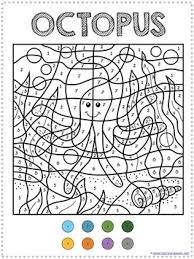 Our free coloring pages for adults and kids, range from star wars to mickey mouse. Color By Number Ocean Animals Coloring Pages 1 1 1 1