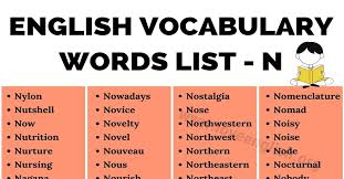 Over 32312 letter s pictures to choose from with no signup needed. Words That Start With N 220 Common Words Beginning With Letter N In English Love English
