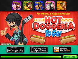 Papas Hot Doggeria Unblocked Games For School School Games Papa Kindle Fire