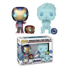 One of the most prominent is his daughter named morgan stark who seemed to share curiosity just like her parents before her. Marvel Morgan Hologram Tony Stark Mit Helm 2 Pack Excl Piab Pop In A Box De