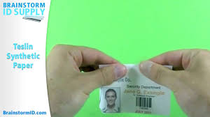 Creating your own id cards is quick and easy if you design and order them using online software! Teslin Synthetic Paper For Making Id Youtube