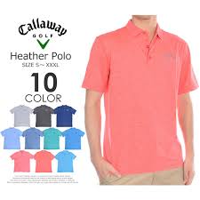 stock disposal the size usa direct import that stylish calloway callaway golf wear mens wear heather short sleeves polo shirt has a big in the