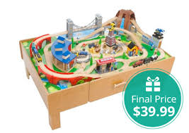 Hot Price Imaginarium Train Set With Table Only 39 99 Kids Train Table Train Table Wooden Train Set