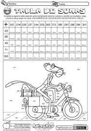 Tabla De Sumas 2 Matematicas Primero De Secundaria Ejercicios De Tabla Juegos Didacticos De Matematicas