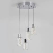 From sleek track lights to elegant chandeliers, here are 12 options for your remodeling project. Artika Champagne Globe 4 Light Integrated Led Pendant